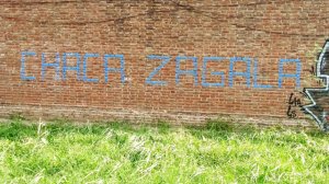 Pintada en la esquina de la casa de Jonathan Navarro de San Martín | Foto Enfoque Rojo