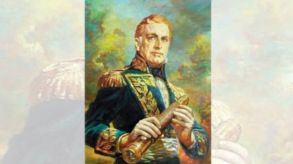 William Brown | Oleo de Alfredo de la María William Brown | Oleo de Alfredo de la María